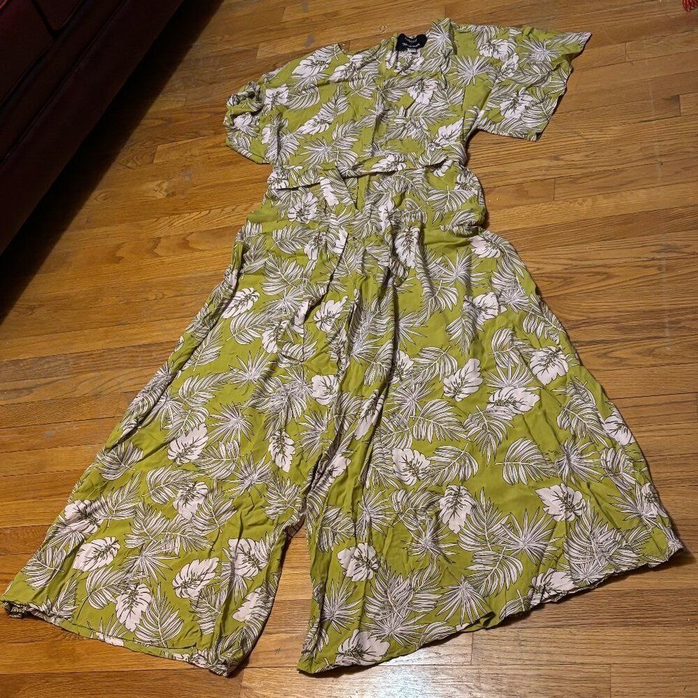 Collectif x Modcloth Expressive Essence Wide-Leg Jumpsuit Size XL - Picture 2 of 14